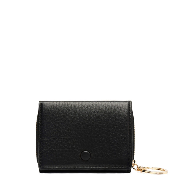 Mini Zip Around Wallet - True Black – OAD NEW YORK